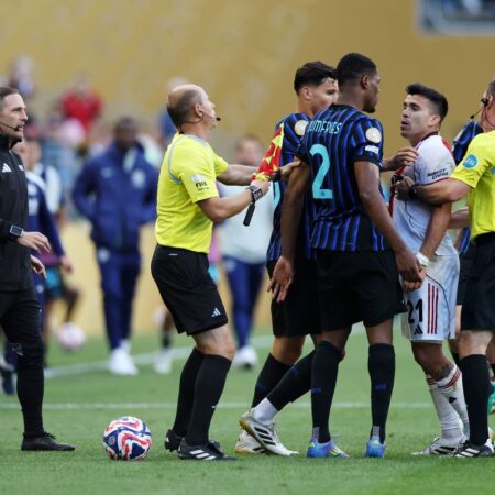 Lite e Inseguimento tra Dumfries e Acuna in Inter-River