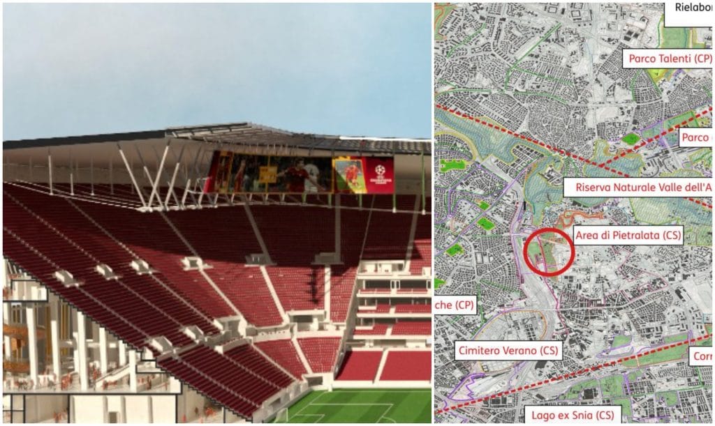 Preview Stadio della Roma a Pietralata: Pipistrelli e Uccelli Minacciano il Progetto