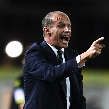Allegri: “Il Milan ha bisogno di equilibrio. Sono contento di Gimenez”