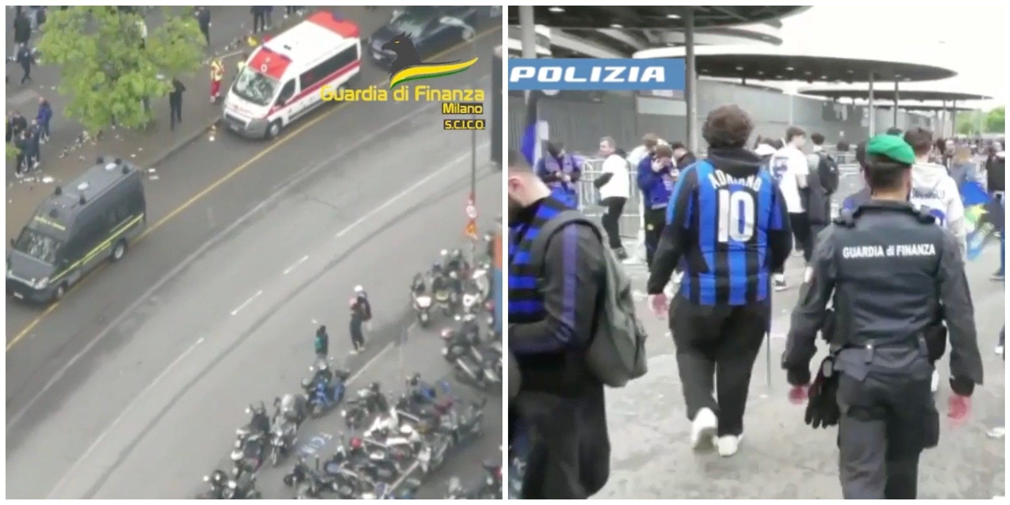 Preview Maxirissa tra ultras di Como e Atalanta in autogrill: panico e intervento della Polizia