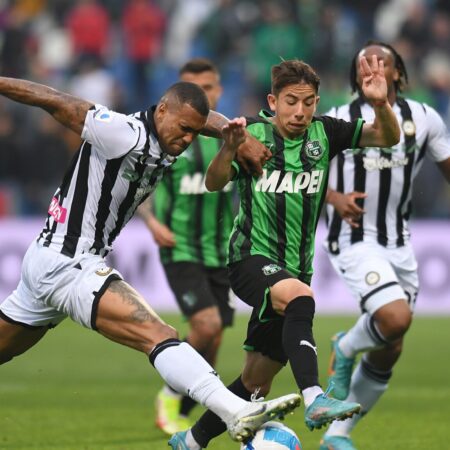 Sassuolo-Udinese 3-1: Laurienté, Koné, Davis e Iannoni siglano la vittoria