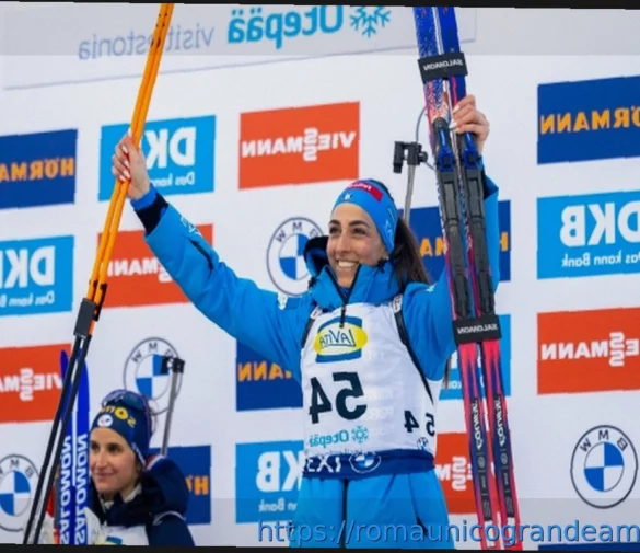 Biathlon: Lisa Vittozzi splende con un argento nella sprint di Otepää