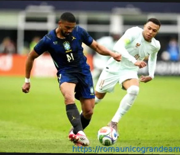 Bremer segna il primo gol per il Brasile nella sconfitta per 2-1 contro la Francia