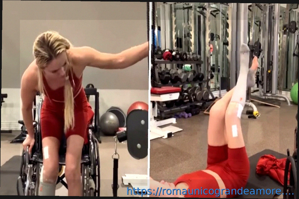 Preview Lindsey Vonn: La Tenacia Della Campionessa, Allenamento In Carrozzina