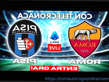 Roma vs Pisa: Serie A Live Updates