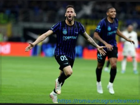 L’Incredibile Gol dalla Lunga Distanza di Hakan Calhanoglu per l’Inter contro la Roma