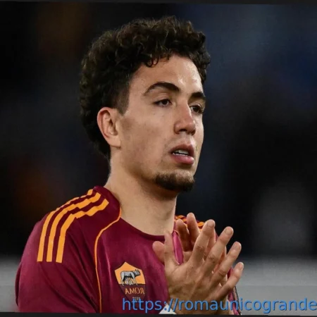 Neil El Aynaoui al raduno del Marocco con un omaggio alla Roma