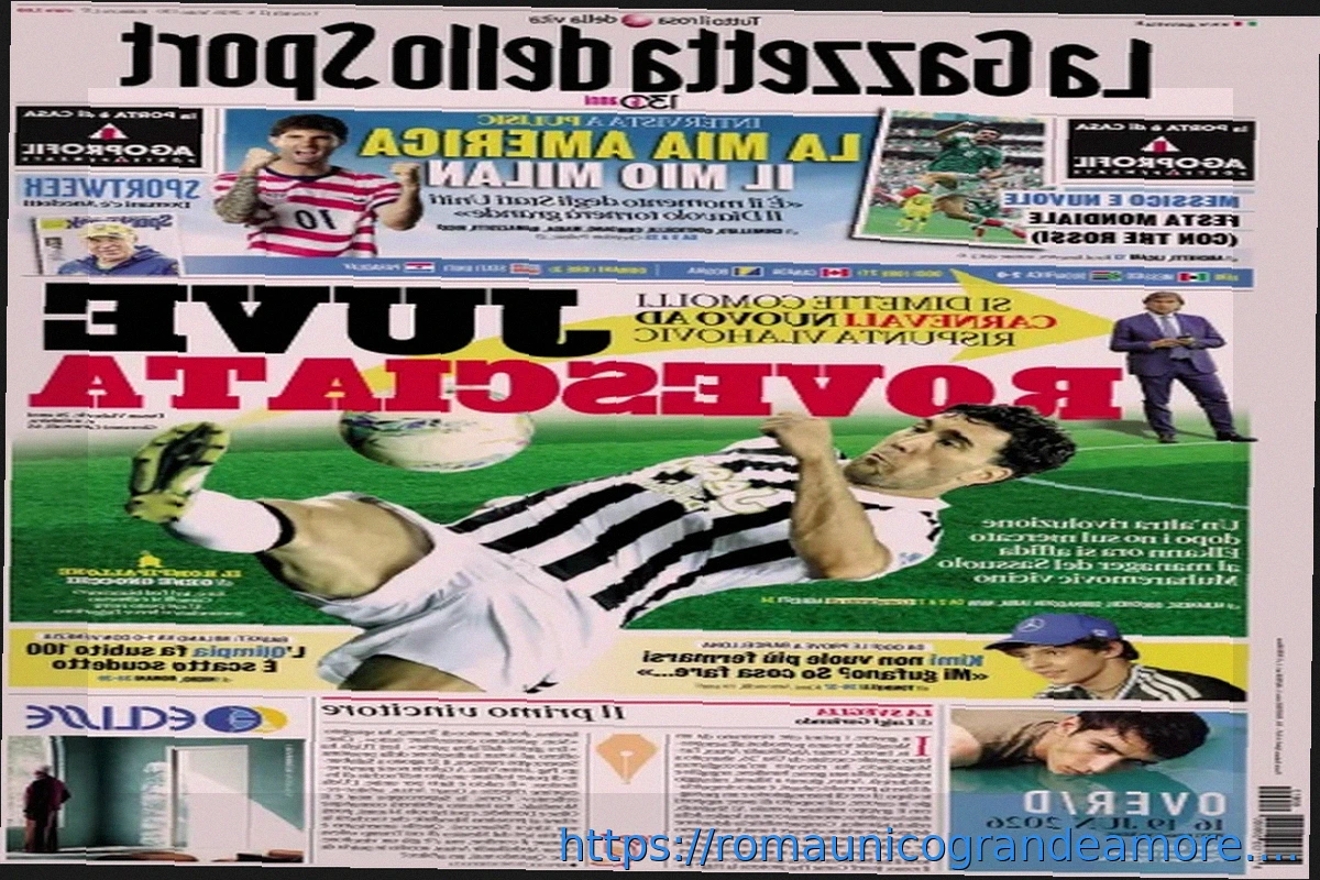 Preview Rivoluzione Juventus e rimpianti dell’Italia ai Mondiali